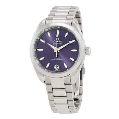 OMEGA OMEGA SEAMASTER AQUA TERRA AUTOMATIC CHRONOMETER LAVENDER LADIES WATCH