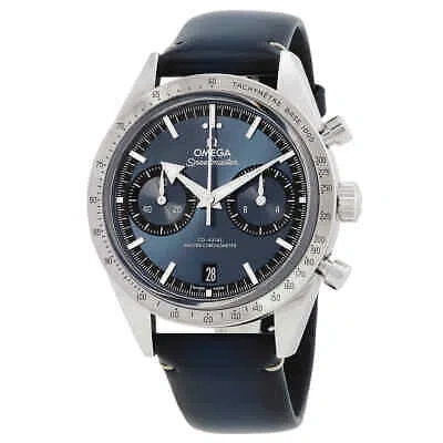 OMEGA OMEGA SPEEDMASTER CHRONOGRAPH HAND WIND BLUE DIAL MEN'S WATCH