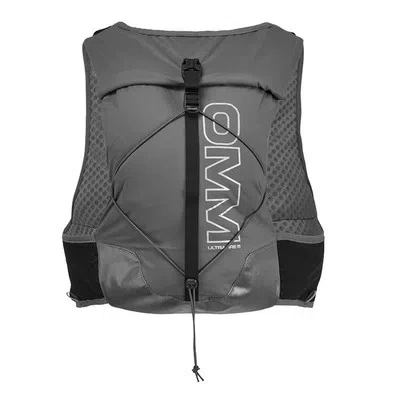 OMM OMM UNISEX ULTRAFIRE 5 RUNNING VEST BLACK GREY SPORTS BREATHABLE REFLECTIVE