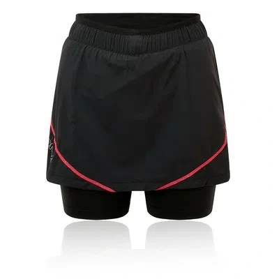 OMM OMM WOMENS PACE SKORT - BLACK SPORTS RUNNING BREATHABLE LIGHTWEIGHT POCKETS