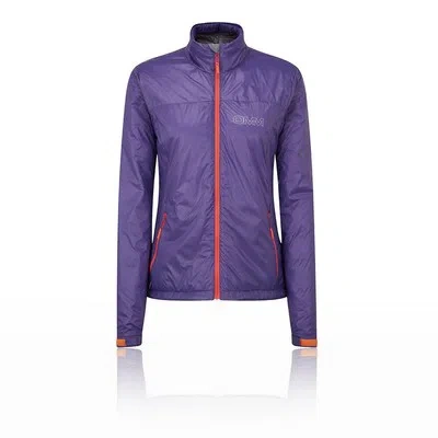 OMM OMM WOMENS ROSA JACKET TOP PURPLE SPORTS RUNNING FULL ZIP LIGHTWEIGHT