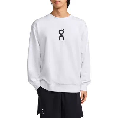 ON CLUB CREWNECK COTTON BLEND SWEATSHIRT