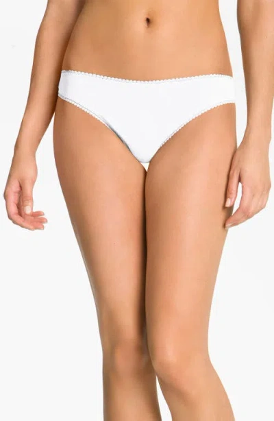 ON GOSSAMER ON GOSSAMER CABANA STRETCH COTTON THONG
