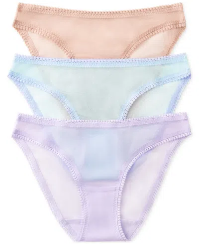 ON GOSSAMER WOMEN'S 3-PK. MESH HIP BIKINI UNDERWEAR 3202GB3