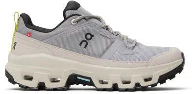 ON GRAY CLOUDROCK LOW WP SNEAKERS