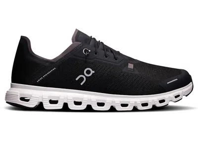 ON MEN'S ON RUNNING CLOUD 6 COAST SNEAKERS IN BLACK/WHITE