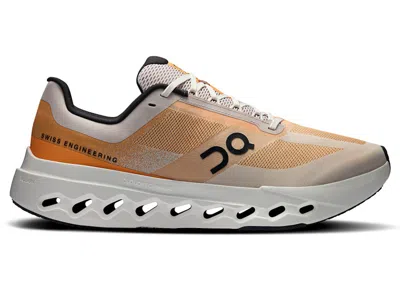 ON MEN'S ON RUNNING CLOUDSURFER NEXT SNEAKERS IN TANGERINE/IVORY