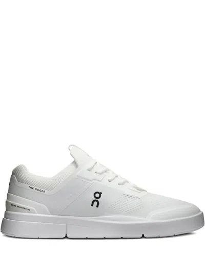 ON THE ROGER SPIN "WHITE/BLACK" SNEAKERS