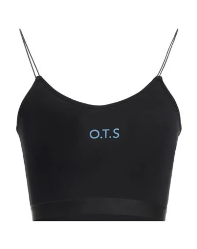 ONE TEASPOON ONE TEASPOON WOMAN TOP BLACK SIZE S VISCOSE, ELASTANE