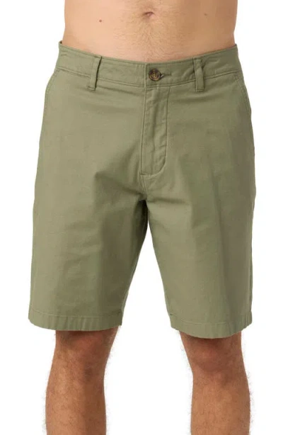 O'NEILL O'NEILL JAY FLAT FRONT STRETCH COTTON CHINO SHORTS