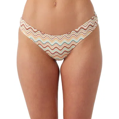 O'NEILL JUNIORS WOMENS PRINTED HIPSTER SWIM BOTTOM SEPARATES