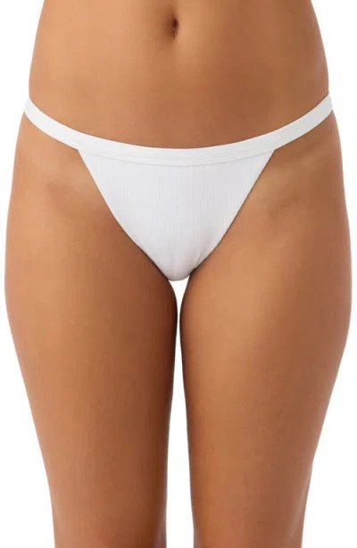 O'NEILL O'NEILL SALTWATER SOLIDS RIBBED QUEENS BIKINI BOTTOMS
