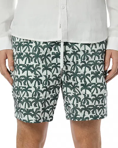 ONIA CHARLES PALM PRINT REGULAR FIT 4 SWIM TRUNKS