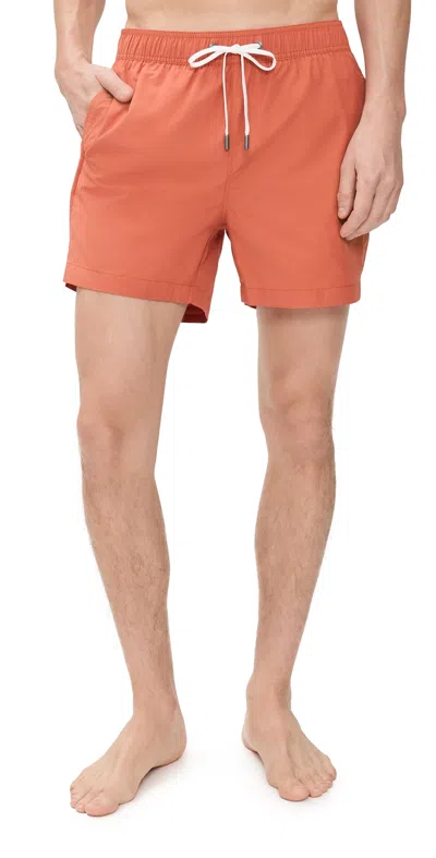 ONIA CHARLES SWIM TRUNKS 5 ORANGE CORAL