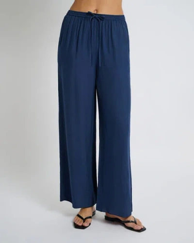 ONIA ONIA CRINKLE WIDE LEG DRAWSTRING PANT