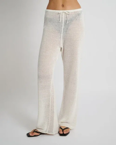 ONIA ONIA LINEN KNIT DRAWSTRING PANT