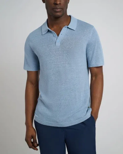 ONIA ONIA LINEN SWEATER POLO