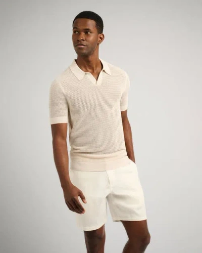 ONIA ONIA MESH KNIT POLO