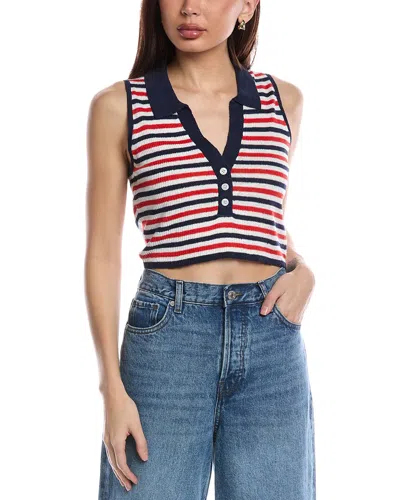 ONIA RIB LINEN-BLEND POLO TANK