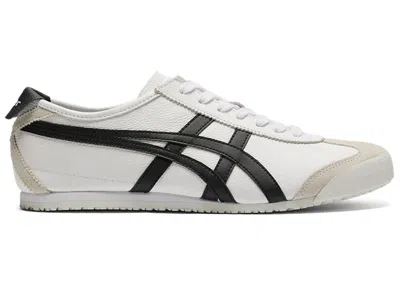 ONITSUKA TIGER MEN'S ONITSUKA TIGER MEXICO 66 SD SNEAKERS IN WHITE/BLACK