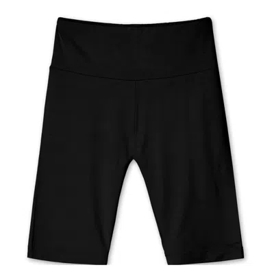 ON/OFF ESSENTIALS WOMEN'S BAMBOO BIKER SHORTS - BLACK