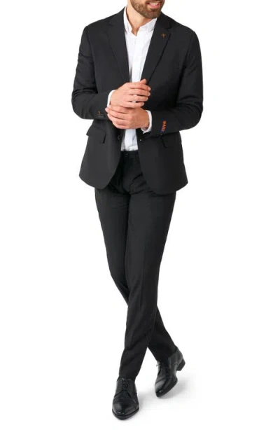 OPPOSUITS OPPOSUITS DAILY TAILORED FIT BLACK TWO-PIECE SUIT