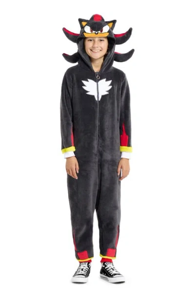 OPPOSUITS OPPOSUITS KIDS' SHADOW HOODED BODYSUIT