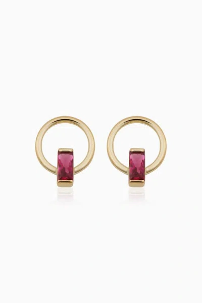 ORADINA ORADINA 14K GOLD BELLA STUDS EARRINGS