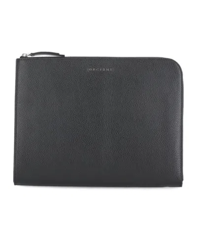 ORCIANI ORCIANI MICRON ZIPPED LAPTOP BAG
