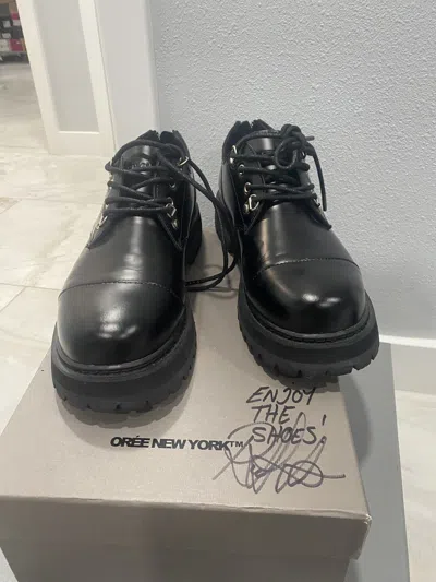 OREE NEW YORK MORGAN INFANTRY LACE UP DERBY SHOES