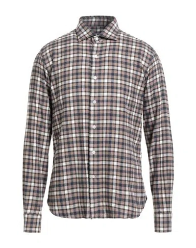 ORIAN ORIAN MAN SHIRT TAUPE SIZE 16 ½ COTTON