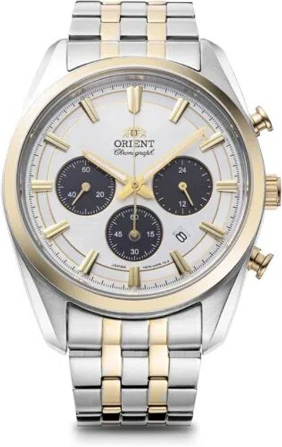 ORIENT ORIENT RN-TX0302S CONTEMPORARY SOLAR POWERED CHRONOGRAPH JAPAN IMPORT