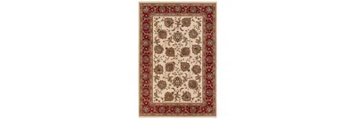 ORIENTAL WEAVERS AREA RUG, ARIANA 117J TABRIZ IVORY 6' 7" X 9' 6"