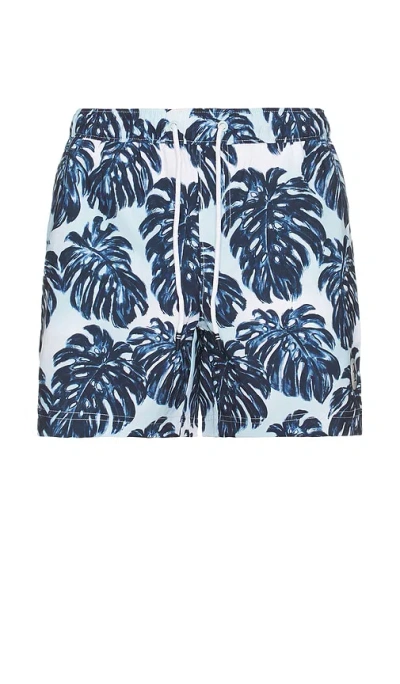 ORIGINAL PENGUIN 5 ALL OVER PRINT MONSTERA SWIM TRUNK