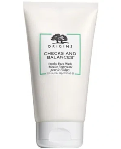 ORIGINS CHECKS & BALANCES FROTHY FACE WASH, 5 OZ.
