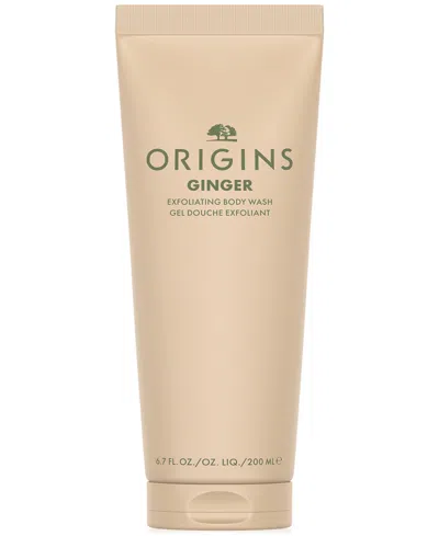 ORIGINS GINGER EXFOLIATING BODY WASH, 6.7 OZ.