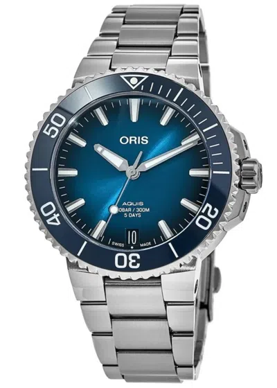 ORIS ORIS AQUIS BLUE DIAL MEN'S WATCH 01 400 7769 4135-07 8 22 09PEB