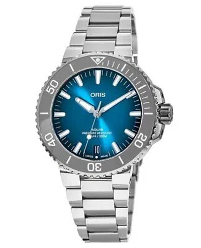 ORIS ORIS AQUIS DATE OCEANIC BLUE MEN'S WATCH 01 733 7732 4155-07 8 21 05PEB