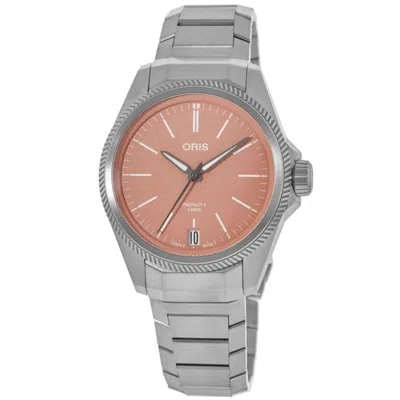ORIS PROPILOT X CALIBRE 400 CORAL DIAL STEEL MEN'S WATCH 01 400 7778 7158-07 7 20 01TLC