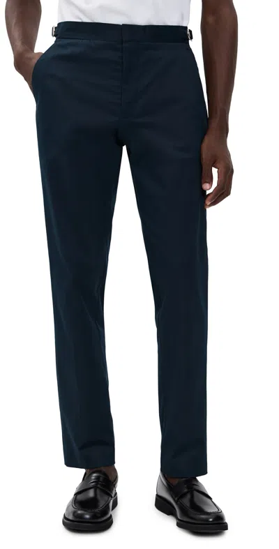 ORLEBAR BROWN BRANDON COTTON CASHMERE PANTS NIGHT IRIS