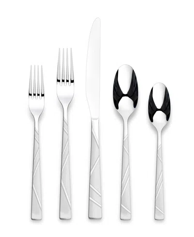 ORNATIVE JONAH SAND 20 PIECE FLATWARE SET, SERVICE FOR 4