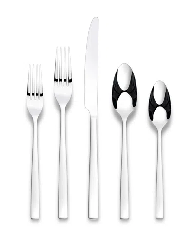 ORNATIVE LOLA MIRROR 20 PIECE FLATWARE SET, SERVICE FOR 4