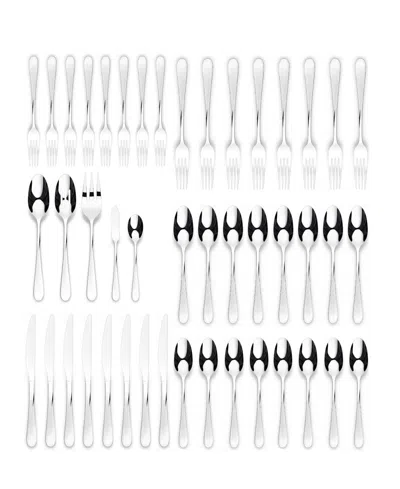 ORNATIVE NOA MIRROR 45 PIECE FLATWARE SET, SERVICE FOR 8