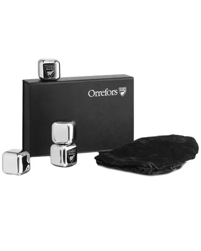 ORREFORS ORREFORS SET OF 4 CITY ICE CUBES