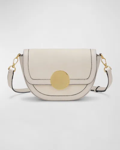 ORYANY LOTTIE SADDLE SUEDE CROSSBODY BAG