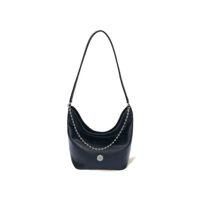 ORYANY WOMEN'S BALL CHAIN BUCKET BAG - BLACK