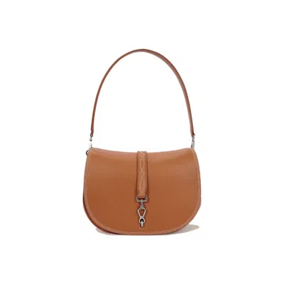 ORYANY WOMEN'S BROWN WESTERN STITCH SADDLE BAG - TIKI TAN