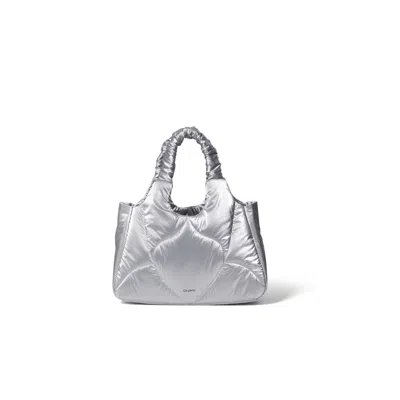 ORYANY WOMEN'S ORYANY HALF MOROCCAN PADDING CROSSBODY - MEDIUM SATCHEL SILVER