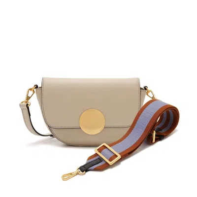 ORYANY WOMEN'S WHITE LOTTIE SADDLE CROSSBODY -CREAM