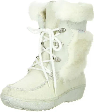 OSCAR SPORT OSCAR SPORT DAMEN FELLSTIEFEL SNOWBOOTS WEISS